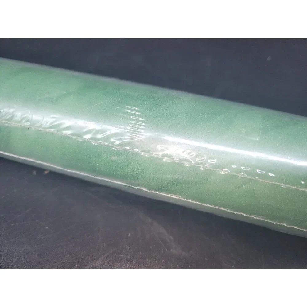 Vintage Double Roll Birge Wallcovering 55.4 Sq ft Green Scrubbable Strippable